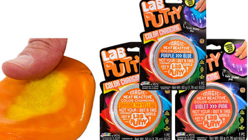 Lab Putty Color Changing Heat Sensitive Bouncing (3 Units Assorted) By Ja-Ru. Putty For Kids Best Smart Crazy Stress Relief Putt