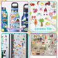 Benresive Reusable Sticker Books For Kids 2-4, Sticker Books For Toddlers 1-3 2-4, Toddler Travel Toys Activities Crafts Gifts - Farm, Animal And Season