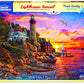 White Mountain Puzzles Lighthouse Sunset, 1000 Piece Jigsaw Puzzle