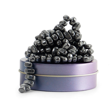 Speks Crags Ferrite Putty, 150+ Ferrite Stones In A Tin, Fidget Toy For Adults & Teens 14+, Desk Toy For Office, Christmas Gift, Holiday Stocking Stuffer, Stress Relief Present | Vitality, Small
