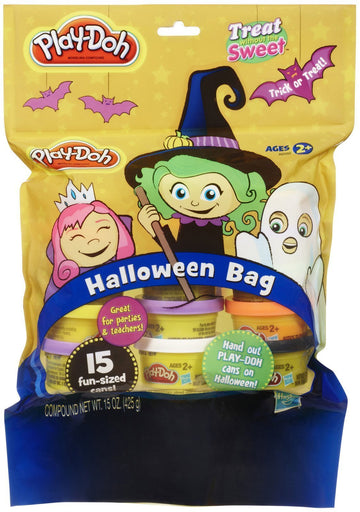 Play-Doh Treat-Without-the-Sweet Halloween Bag, 15 1-Ounce Cans