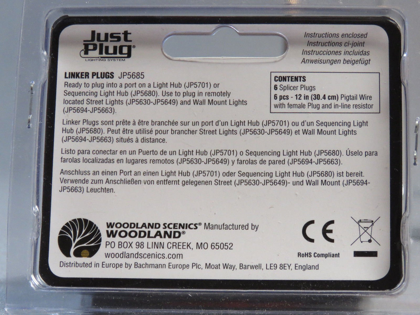 Woodland Scenics Jp5685 - Just Plug Linker Plugs