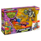 Teenage Mutant Ninja Turtles Chopper Cycle with Exclusive Rocksteady Figure, Plastic, Multicolor, Model 84303