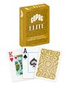 Copag advanced 100% Plastic Playing Cards  game-style Size Jumbo Index Single Deck (Gold)