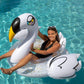 Poolcandy Inflatable Animal Pool Tubes & Swim Rings (Deluxe Swan Gold Glitter 48'' Inch Animal Swim Ring Pool Tube)