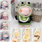 Clothes For Labubu 17Cm Labubu Accessories Crochet 3 Piece Set Outfits For Labubu(Frog)