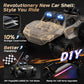 DEERC 1:14 All Terrain Fast RC Car, 40KPH High Speed RC Truck with LED Headlight for Boys, Offroad 2.4Ghz 4x4 Remote Control Car
