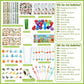 Poen 172 Pcs Insects Party Favors Bugs Birthday Party Favors Include Cup Straw Stamp Clap Bracelet Keychain Ring Puzzle Sticker