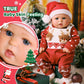 Babeside Festive Style Lifelike Reborn Baby Dolls - 20 Inch Feeling Realistic-Newborn Baby Dolls, Real Life Xmas Baby Dolls With Gift Box And Toy Accessories Gift For Kids Age 3+