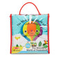Melissa & Doug Soft Activity Baby Book - Peekaboo Lift The Flap, 8.75x7.75", Fabric, Blue & White, Model 9208