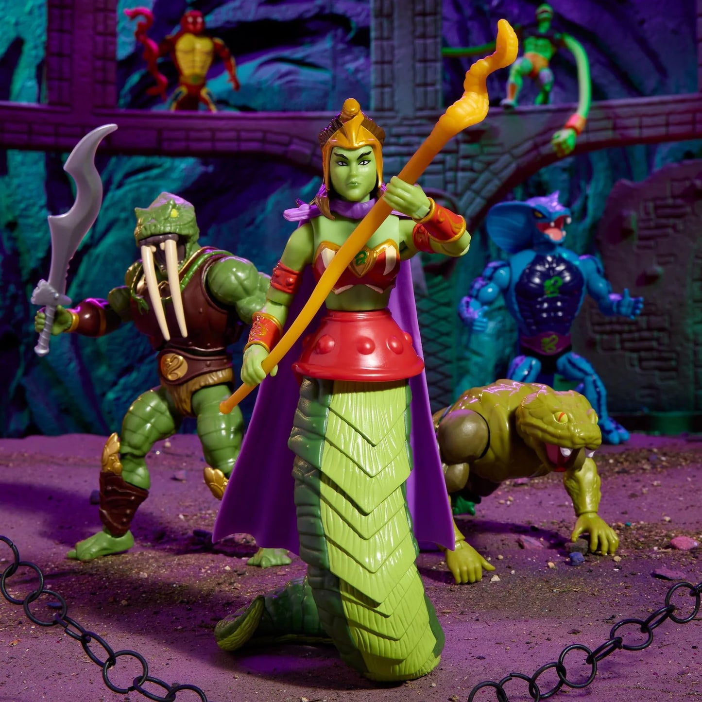 Masters of the Universe Lady Slither Action Figure - Multicolor, Plastic, Model LS-001, Creations Exclusive