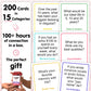 TALKING POINT CARDS Conversation Cards for Couples - 200 Engaging Questions, Small, Multicolor, Paper