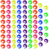 Onest 84 Pieces Magic Worm Toys Wiggly Twisty Fuzzy Worm Toys Carnival Party Favors, 6 Colors