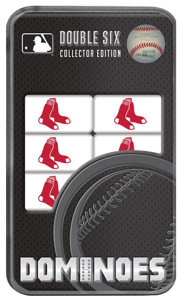 MasterPieces Officially Licensed MLB Boston Red Sox 28 Piece Dominoes Game for mature-themeds