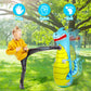 Eqard Punching Bag For Kids 47'' Inflatable Dinosaur Bop Bag With Thicker Material Instant Bounce Back With Boxing Gloves Karate