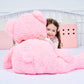 Ikasa Giant Teddy Bear Plush Toy Stuffed Animals (Pink, 39 Inches)