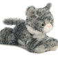Aurora Molly Orange & Lily Gray 8' Mini Tabby Plush Cat Bundle