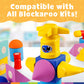 Blockaroo Magnetic Foam Building Blocks - 10-Piece Submarine, Bath Toys For Toddlers, Preschool Toys, Bathtub Toys, Sensory Toys, Blocks For Toddlers 3-5, Engineering Toys For Kids 3-5, Bath Blocks