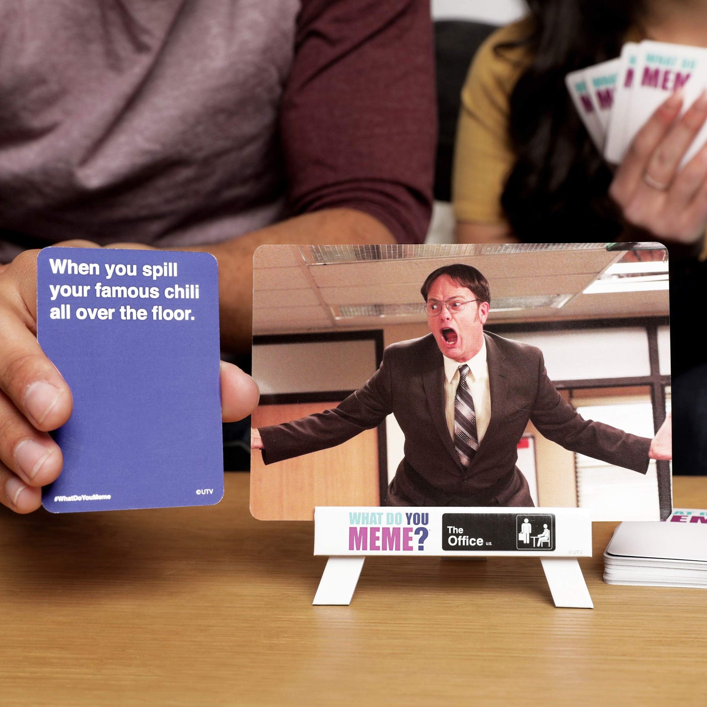 WHAT DO YOU MEME? The Office Edition Party Game - Hilarious Meme Fun, Multicolor, Model OFF440, Paper Material