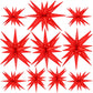 10 Pcs Star Balloons Explosion Starburst Balloons Foil Cone Balloons Magic For Birthday Wedding Anniversary Party Backdrops Deco