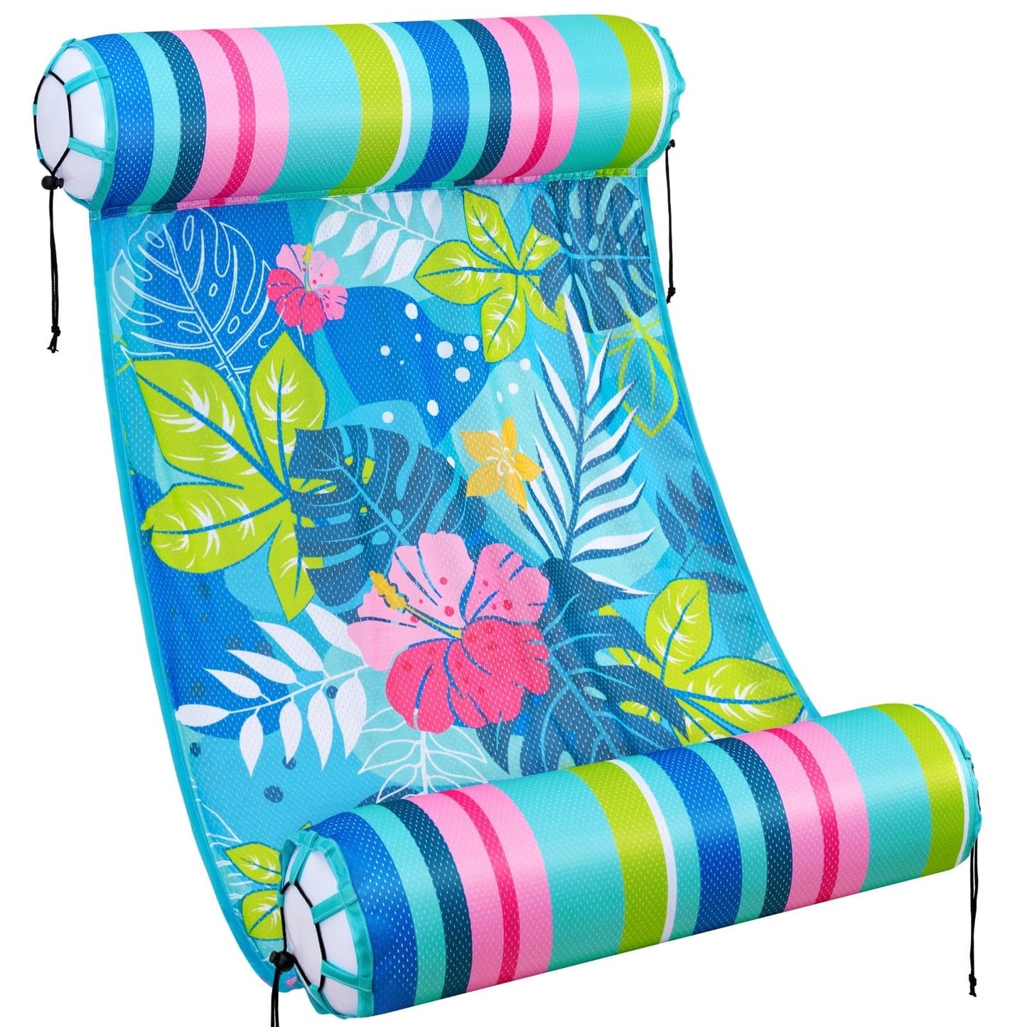 WERNNSAI Water Hammock for Adults - Inflatable Pool Floats Lightweight Pool Hammock Float Multi-Purpose 4-in-1 Saddle Lounge Cha