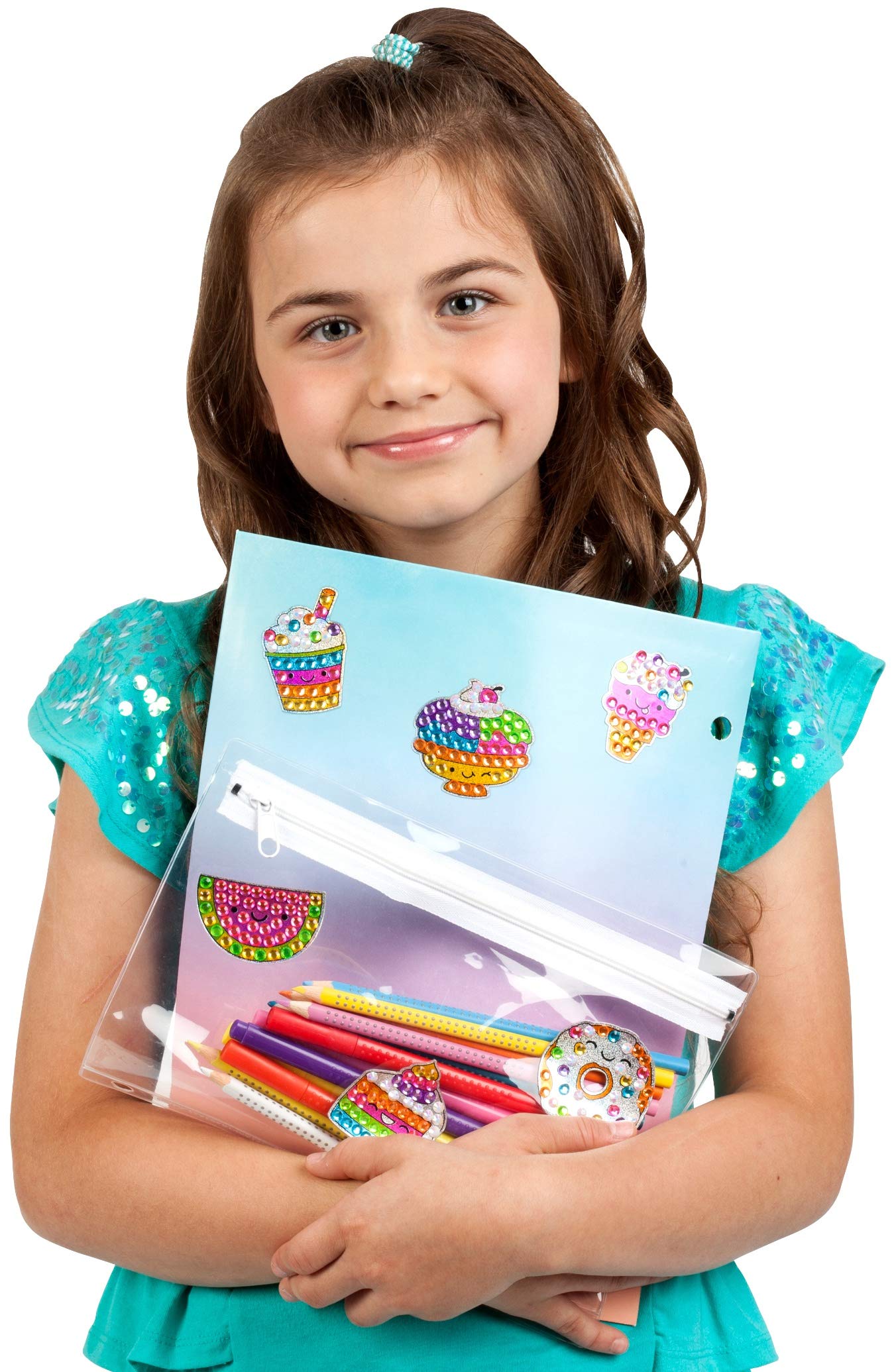 Creativity for Kids Big Gem Diamond Painting Kit: Sweets Stickers and Suncatchers - Diamond Art for Kids, DIY Stickers and Sunca