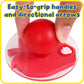 READY 2 LEARN Giant Stampers - Fruit - Set of 6 - Easy to Hold Foam Stamps for Kids - Arts and Crafts Stamps for Displays, Poste