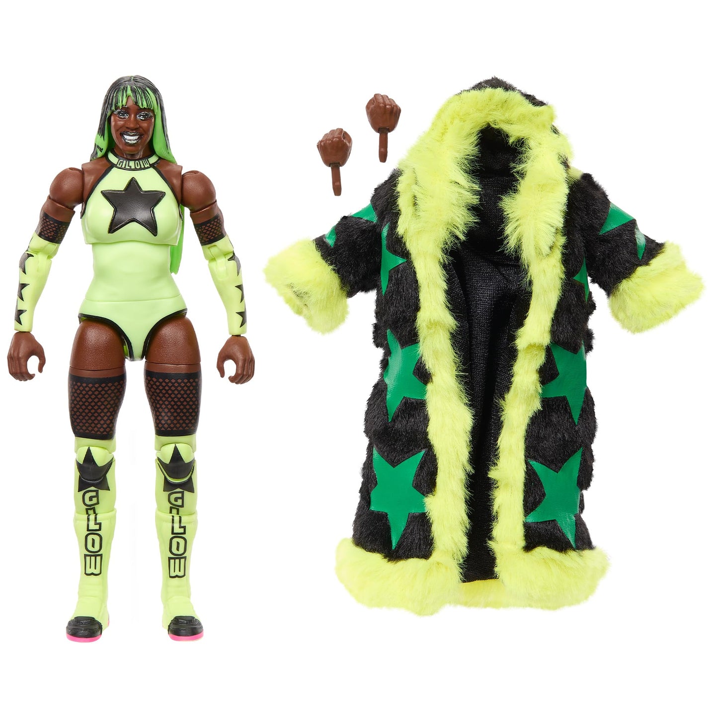 WWE Naomi Elite 117 Action Figure - 3.15" Multi-color Plastic Toy Wrestling Figure