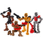 Zing Klikbot Complete Set of 4 Poseable Action Figures with   Translucent  Create Stop Motion Animation  for Ages 6 and Up (Series 2 Villains)