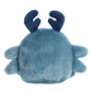 Aurora Adorable Palm Pals Agatha Beetle Stuffed Animal - Fun Collectible Plush for Kids and mature-themed Collectors - Perfect for Decorating Rooms and Birthday Gifts - Blue 5 Inches