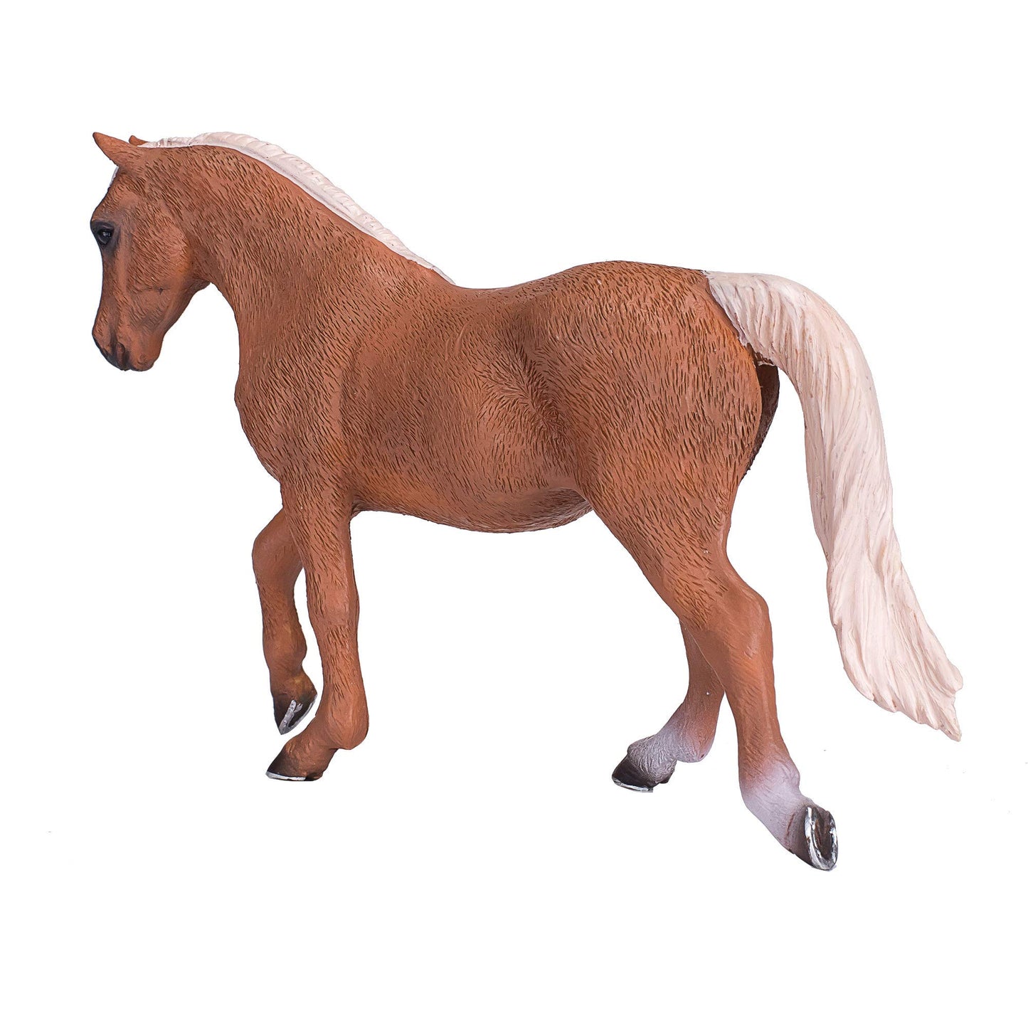 Mojo Morgan Stallion Palomino Realistic Equestrian Horse Club Hand Painted Toy Figurine