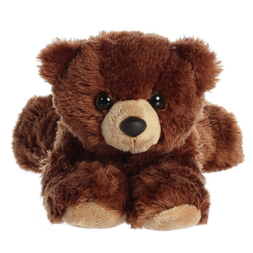 Aurora Adorable Mini Flopsie Barnsworth Stuffed Animal, 8" Brown Polyester Plush, Model 31283