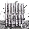 Confetti Cannon Party Poppers Shooters,(6 pack) YESHOW Confetti Blaster Silver Metallic for Birthday Graduation Wedding Christma