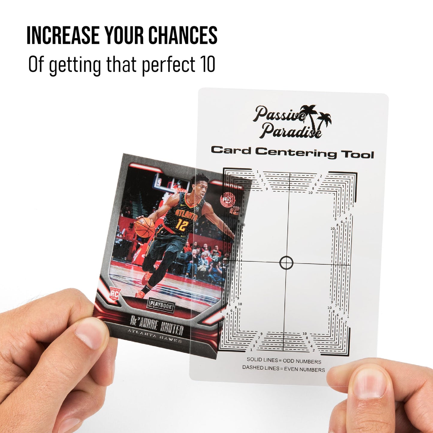 Passive Paradise Card Grading Centering Tool - Sports Trading Card Submission Pre-Inspection Kit (Centering Tool)