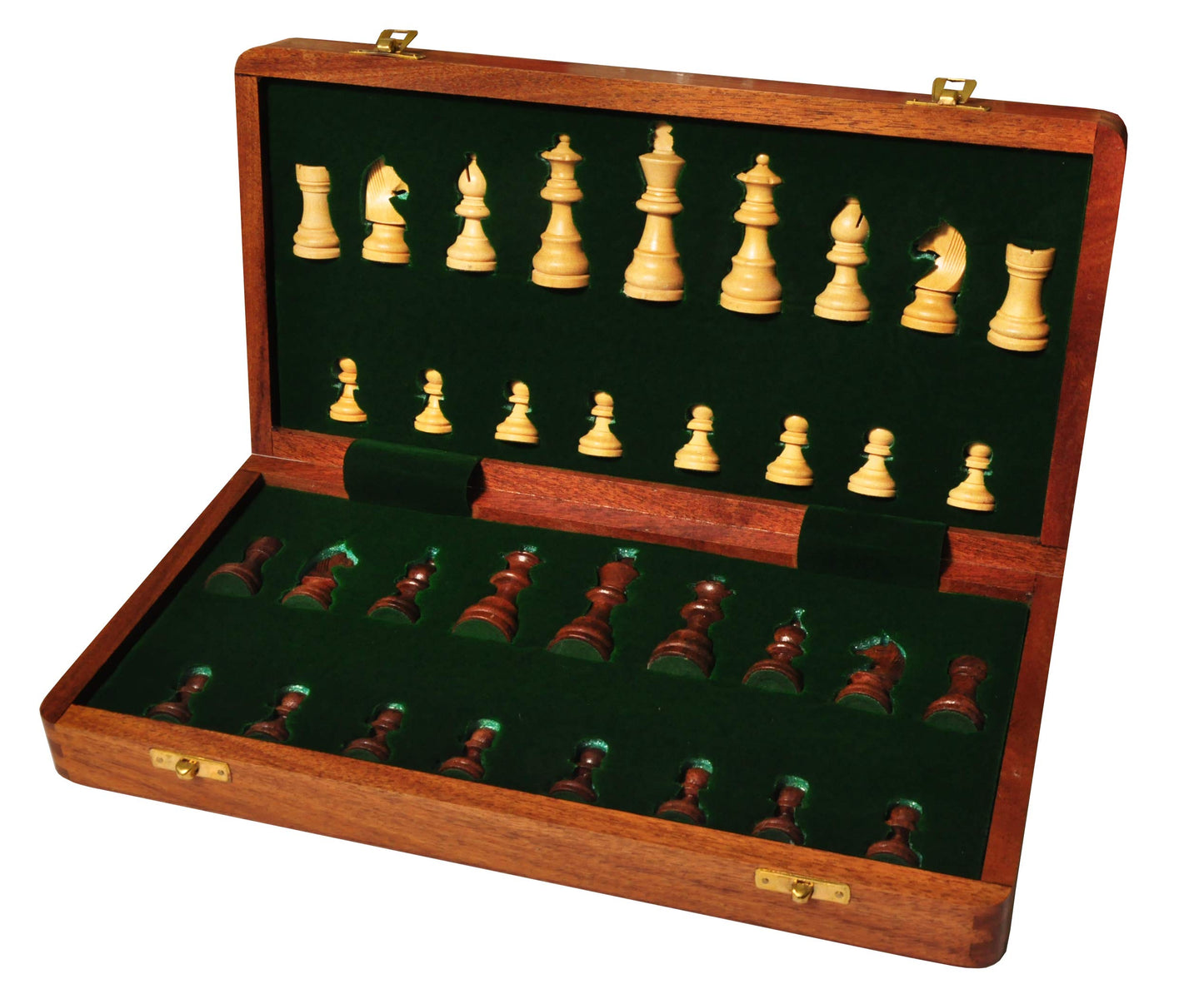 PALM ROYAL HANDICRAFTS Handmade Foldable Magnetic Chess Board Set Wooden with Magnetic Pieces and Extra Queens for Kids and Adul