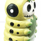 Ebros Furry Bones Inch The Leaf Caterpillar Voodoo Skeleton Monster Sit Up Figurine Furrybones Collection Decor
