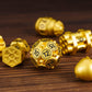Udixi 7Pcs Metal Dice Set D&D, Metal Rpg Polyhedral Dungeons And Dragons Dice Set With Leather Pouch For Role Playing Games And