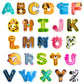Ehr Magnetic Letters, Colorful Abc Animal Alphabet Fridge Magnets,Thick Eva Material, Suitable For Toddlers Aged 3 4 5 ((Thicken