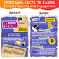 Quokka Puzzles For Kids Ages 8-10 - 150 Pcs Jigsaw Puzzles For 6-8 Year Olds - 400+ Facts On 50 Double-Sided Flashcards | Learn Usa | Education Activity Gift - Shaped Puzzles For Toddlers 4-6