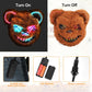 ZONESTA Bear Mask Halloween Costume,Animal Mask Scary Mask Bloody Plush Mask Creepy Masks Dress Up for Halloween Cosplay Party