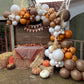 129Pcs Burnt Orange Balloons Terracotta Balloon Arch Kit Rust Balloons Fall Balloon Arch Kit Double Stuffed Cream Peach Balloon