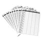 GSE Games & Sports Expert Canasta Score Sheets - 100-Pack, 7"x5", Paper, Includes Game Instructions & Trick Values