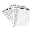GSE Games & Sports Expert Canasta Score Sheets - 100-Pack, 7"x5", Paper, Includes Game Instructions & Trick Values