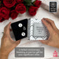 Luck Lab Date Decider Dice - Date Night Dice With Velvet Storage Bag (Dinner & A Movie Decider Dice)