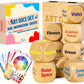 Garybank Inspiration Art Dice Gifts For Artists, W/Drawing Principles Cards - Color Wheel & Painting Knowledge, Art Supplies For Women, Set Of 9 Creativity Dice, Cool Artist Teacher Gifts