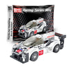 Block Builder Racing Car Building Block Set. Racing Car Building Blocks For Kids And Adults (White F1)