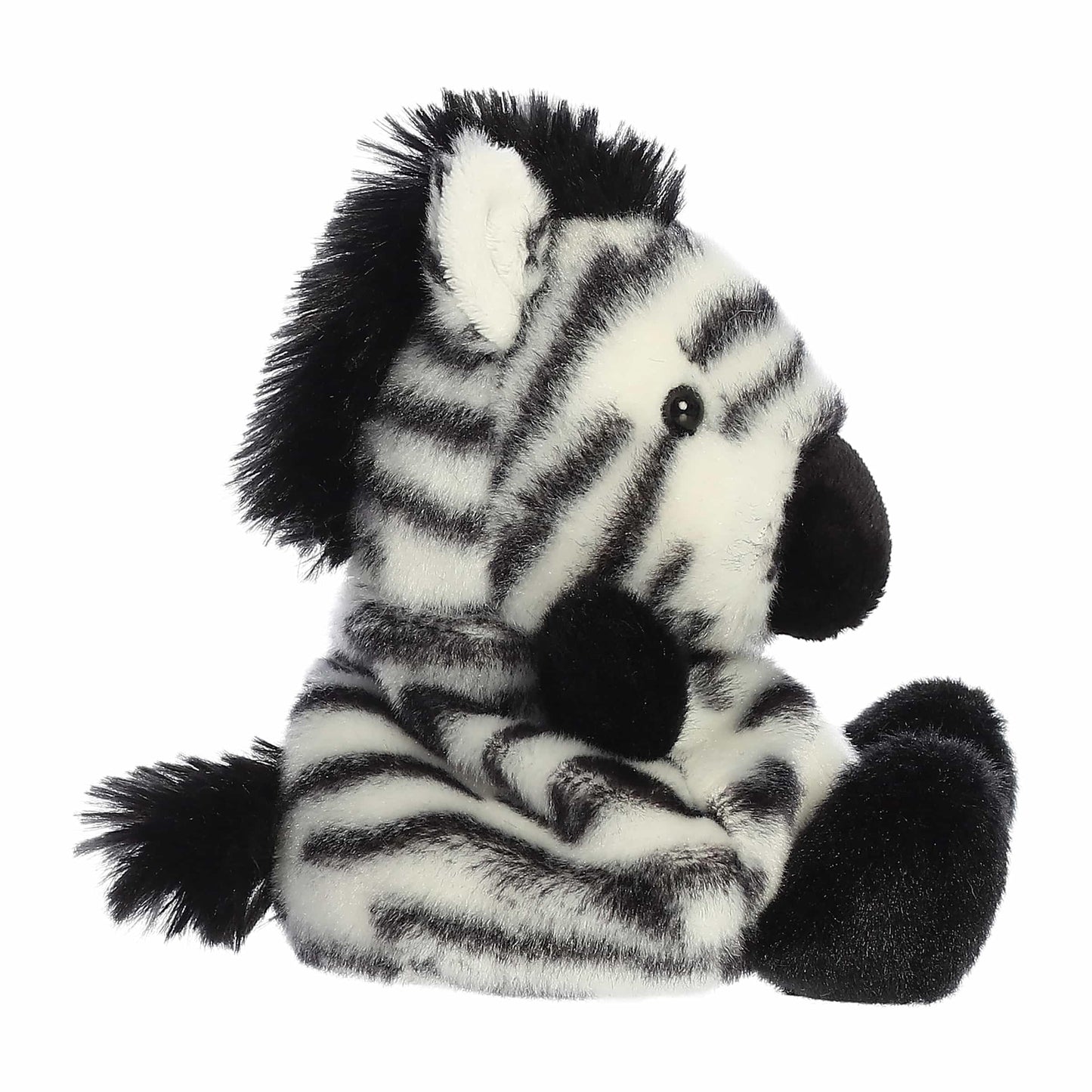 Aurora® Grévy Zebra™ Plush Stuffed Animal - 4" Small, White, Soft Polyester - Ideal for Kids' Rooms & Collectors