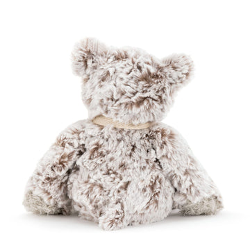 Demdaco Smiling Mini Giving Bear Brown 8.5 Inch Plush Polyester Fabric Stuffed Animal