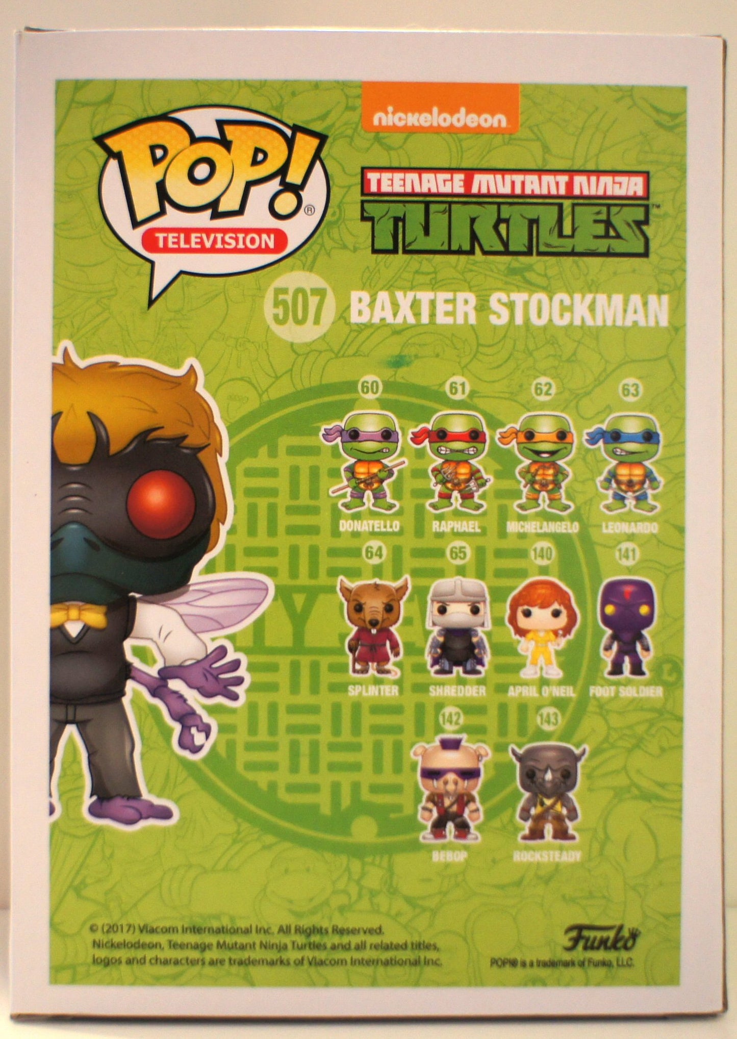 Sdcc 2017 Funko Pop! Teenage Mutant Ninja Turtles Baxter Stockman Vinyl Figure Summer Convention Exclusive
