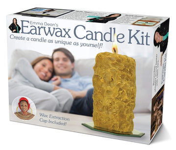 Prank Pack Earwax Candle Kit - Funny Gag Gift Box for Birthdays & Holidays, 1 Count, Cardboard